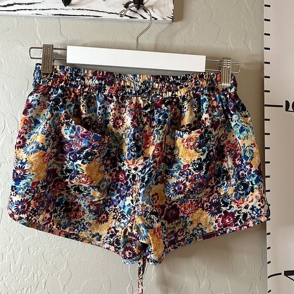 HARMONY + Havoc multicolored shorts elastic and string tie waist band size med - Picture 2 of 10